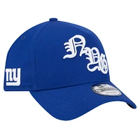 Casquette ajustable New Era Royal New York Giants Mystic 9FORTY A-Frame pour homme