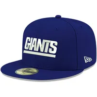 Men's New Era White New York Giants Omaha Throwback Low Profile