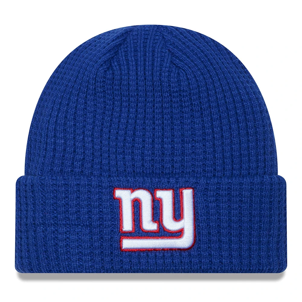 Men's New Era Royal New York Giants Prime Cuffed Knit Hat