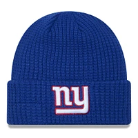 Bonnet en tricot à revers Prime New Era Royal New York Giants pour hommes