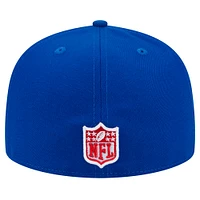 Casquette ajustée New Era Royal York Giants Script Sided 59FIFTY pour homme