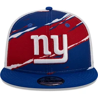 Men's New Era Royal New York Giants  Tear Trucker 9FIFTY Snapback Hat