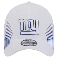 Men's New Era White York Giants Active 39THIRTY Flex Hat