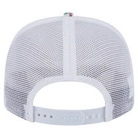 Men's New Era White New York Giants Adventure Flamingo Pattern 9SEVENTY Stretch-Snap Hat
