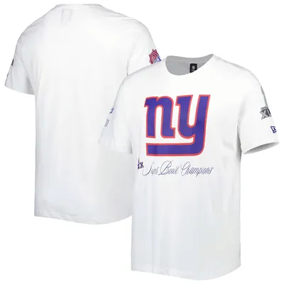 Men's New Era White New England Patriots Historic Champs T-Shirt