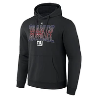 Sweat à capuche noir New York Giants Rock N' Football pour homme de la collection NFL x Darius Rucker par Fanatics