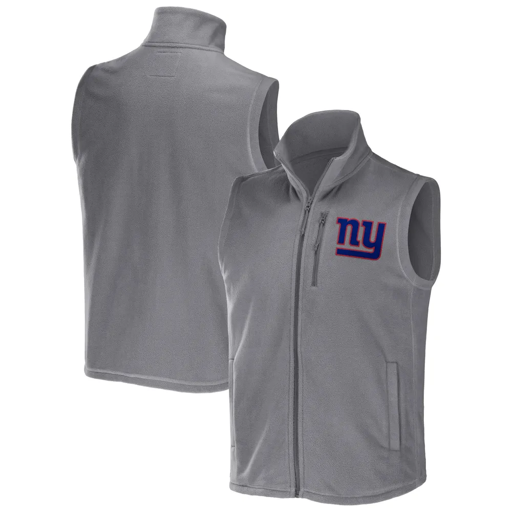 Women's Cutter & Buck Heather Royal New York Giants Throwback Logo Mainsail Full-Zip Jacket