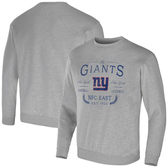 New York Giants Pro Standard Heathered Gray Mash Up Pullover