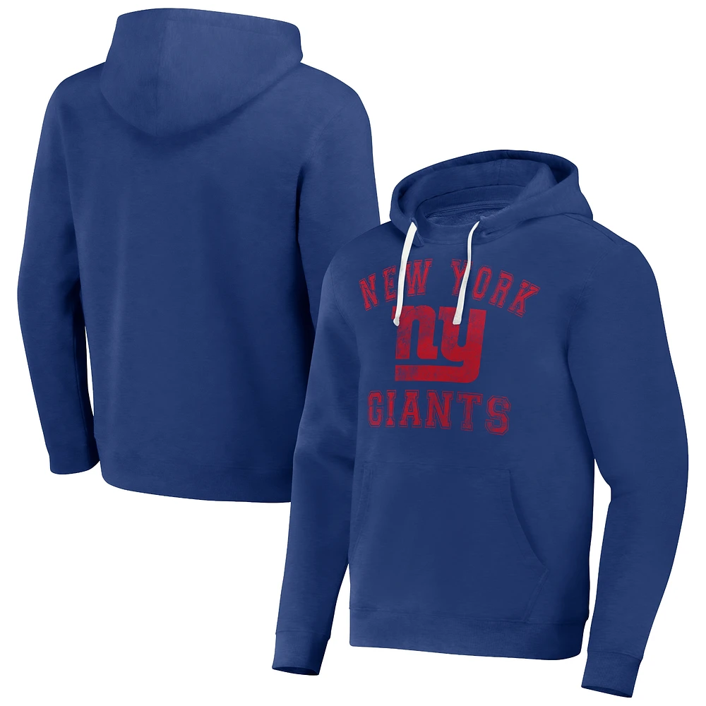 Collection NFL x Darius Rucker pour hommes par Fanatics Royal New York Giants Coaches Sweat à capuche