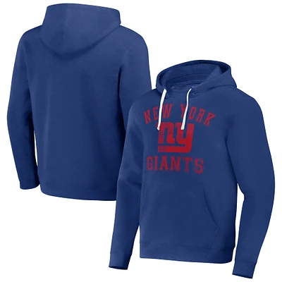 Men's NFL x Darius Rucker Collection by Fanatics Royal New York Giants Coaches Pullover Hoodie