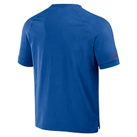 T-shirt Henley délavé Royal New York Giants NFL x Darius Rucker pour homme de la collection Fanatics