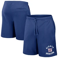 Short délavé pour homme de la collection NFL x Darius Rucker par Fanatics Royal New York Giants