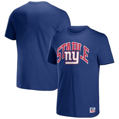 Men's NFL x Staple Blue New York Giants Logo Lockup T-Shirt