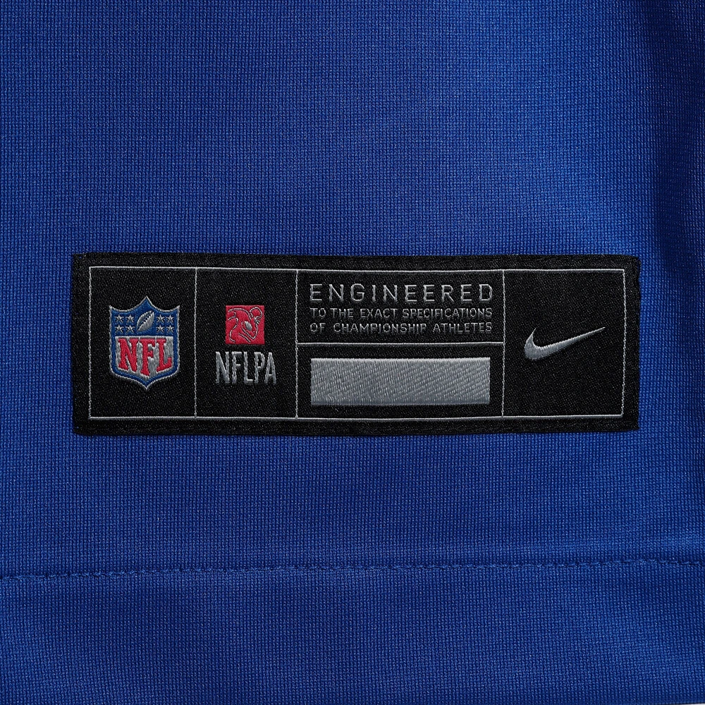 Maillot de joueur match Nike Aaron Robinson Royal New York Giants pour homme