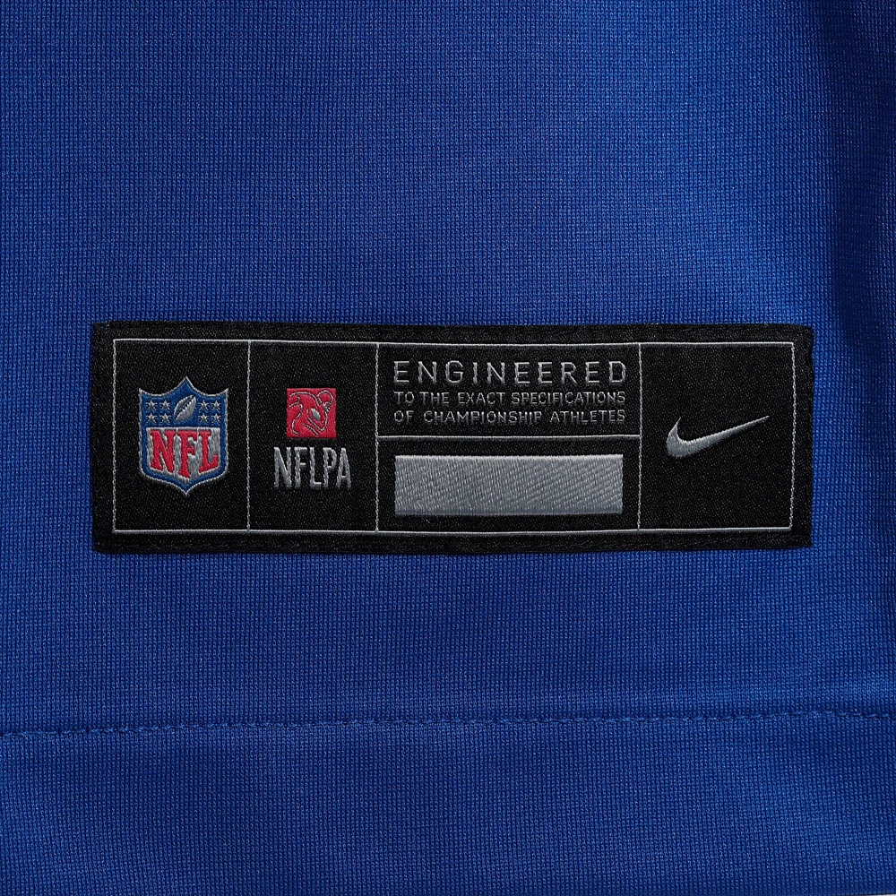Men's Nike Abdul Carter Royal New York Giants 2025 NFL Draft First Round Pick Game Jersey