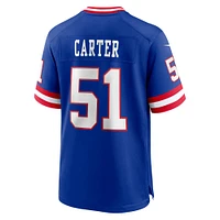 Men's Nike Abdul Carter Royal New York Giants First Round Pick 2nd Alternate Game Jersey
