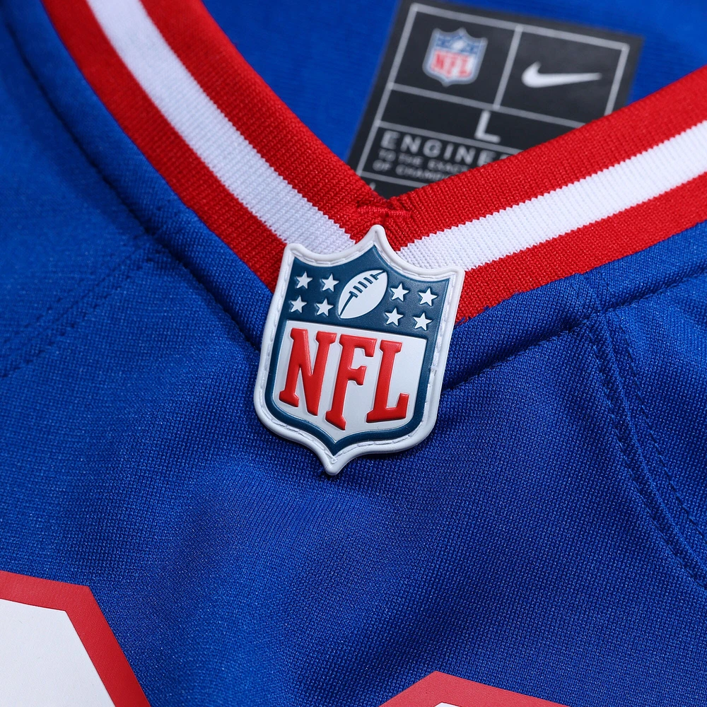 Men's Nike Abdul Carter Royal New York Giants First Round Pick 2nd Alternate Game Jersey