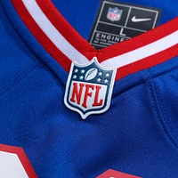 Men's Nike Abdul Carter Royal New York Giants First Round Pick 2nd Alternate Game Jersey