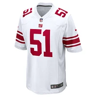 Men's Nike Abdul Carter White New York Giants First Round Pick Game Jersey
