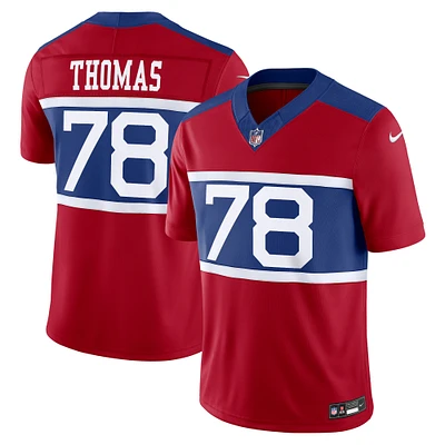 Nike Andrew Thomas Century Rouge pour hommes New York Giants Alternate Vapor F.U.S.E. Maillot limité