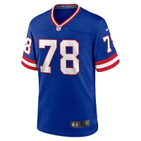 Maillot Nike Andrew Thomas Royal pour homme des New York Giants, match alternatif