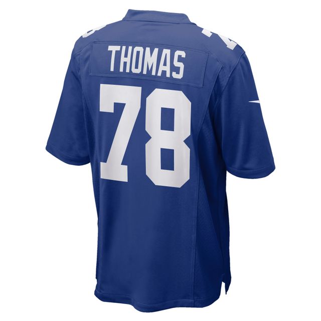 Maillot de match Nike Andrew Thomas Royal New York Giants pour homme