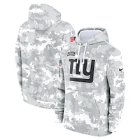 Sweat à capuche en polaire Nike Arctic Camo New York Giants 2024 Salute to Service Club pour homme