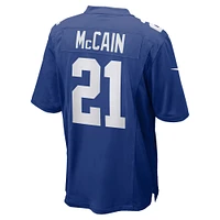 Men's Nike Bobby McCain Royal New York Giants Game Player Jersey