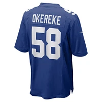 Maillot de joueur Nike Bobby Okereke Royal New York Giants pour homme