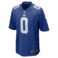 Men's Nike Brian Burns Royal New York Giants Game Player Jersey