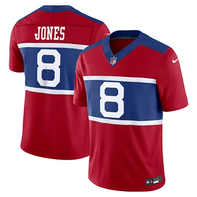 Nike Daniel Jones Century Rouge pour hommes New York Giants Alternate Vapor F.U.S.E. Maillot limité