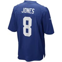 Men's Nike Daniel Jones Royal New York Giants Game Player - Jersey