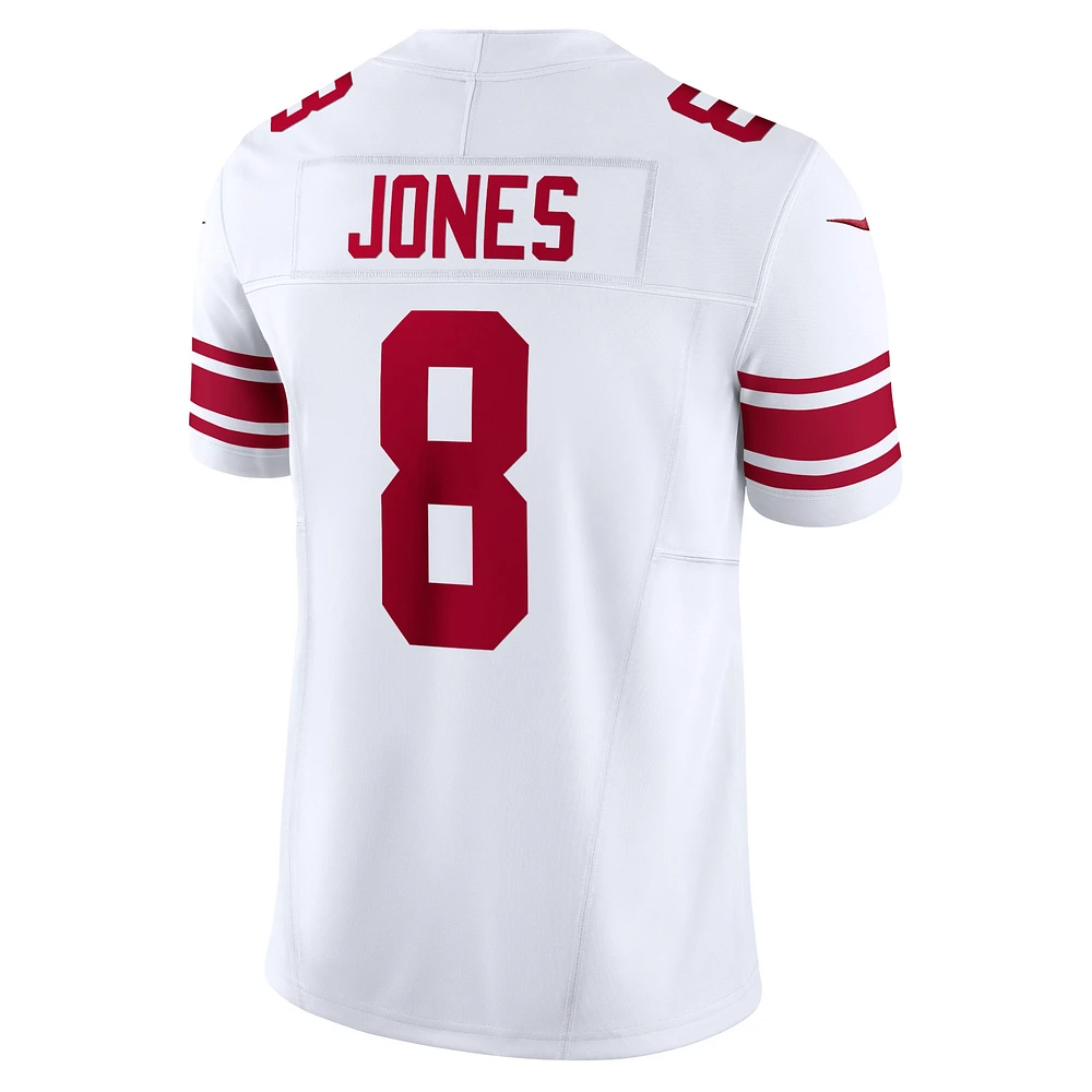 Nike Daniel Jones pour hommes Blanc New York Giants Vapor F.U.S.E. Maillot limité