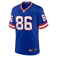Maillot Nike Darius Slayton Royal pour homme des New York Giants, match alternatif