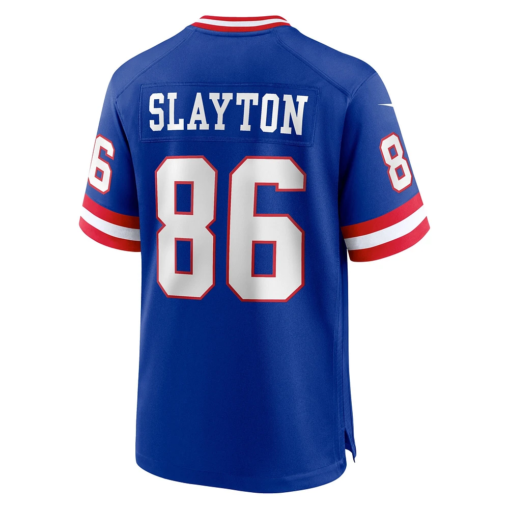 Maillot Nike Darius Slayton Royal pour homme des New York Giants, match alternatif