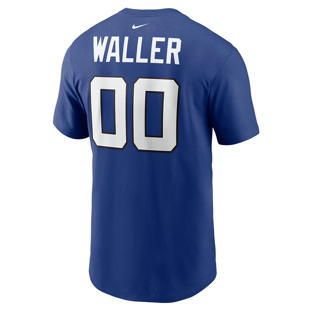 T-shirt avec nom et numéro de joueur des Giants New York pour homme Nike Darren Waller Royal