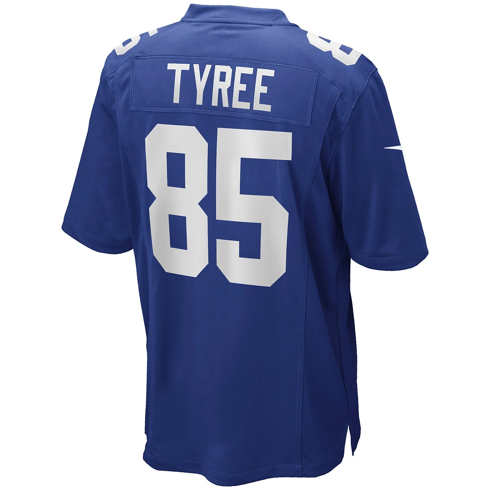 Maillot de joueur retraité Nike David Tyree Royal New York Giants Game pour homme