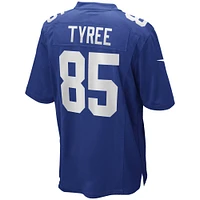 Maillot de joueur retraité Nike David Tyree Royal New York Giants Game pour homme