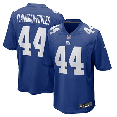 Men's Nike Demetrius Flannigan-Fowles  Royal New York Giants Team Game Jersey