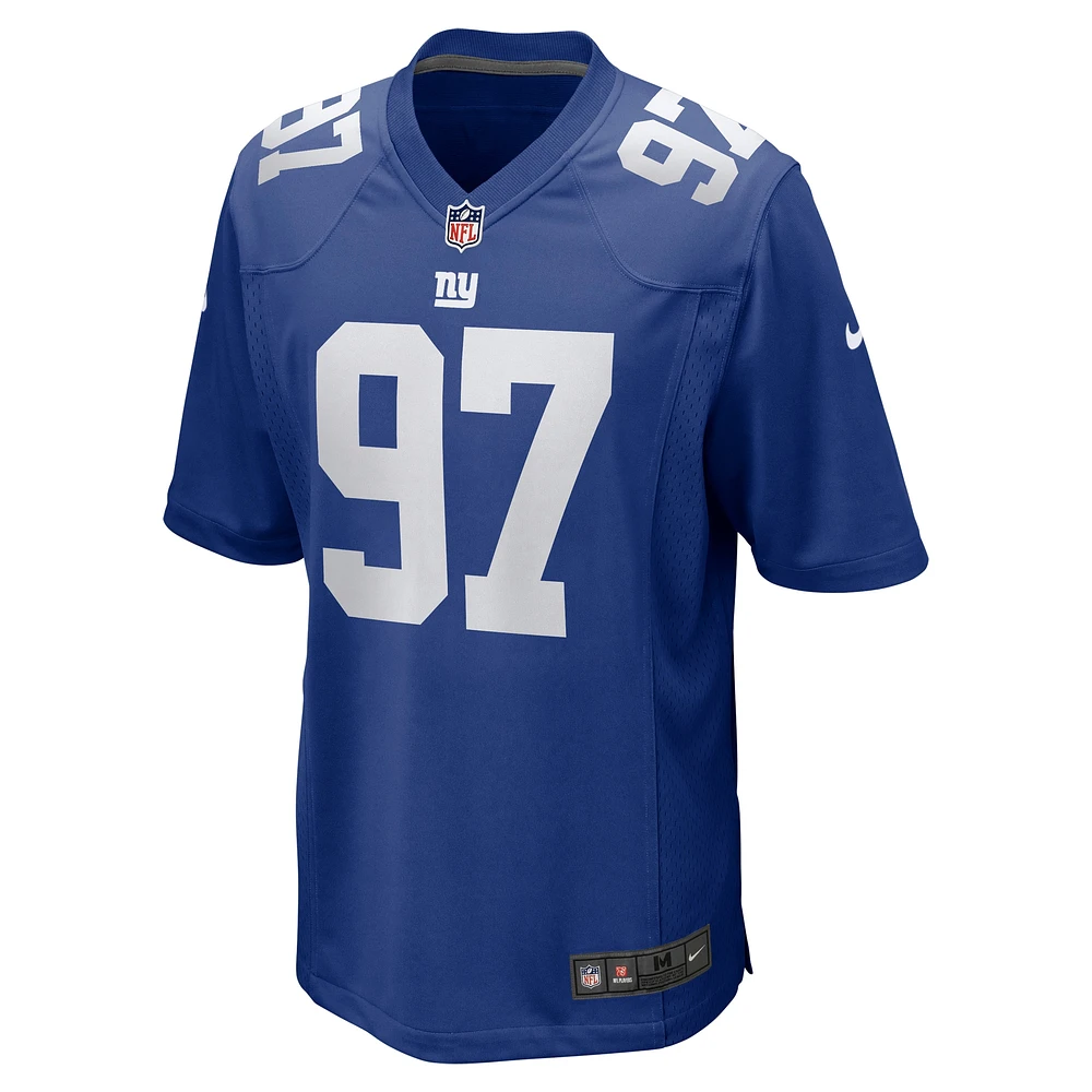 Maillot de joueur Nike Dexter Lawrence II Royal New York Giants pour homme