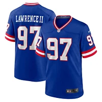Maillot Nike Dexter Lawrence Royal pour homme des New York Giants