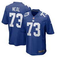 Maillot de jeu Nike Evan Neal Royal New York Giants pour homme