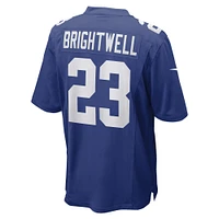 Maillot de joueur match l'équipe Nike Gary Brightwell des Royal New York Giants pour homme