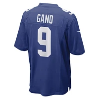 Maillot de joueur jeu l'équipe Nike Graham Gano Royal New York Giants pour homme