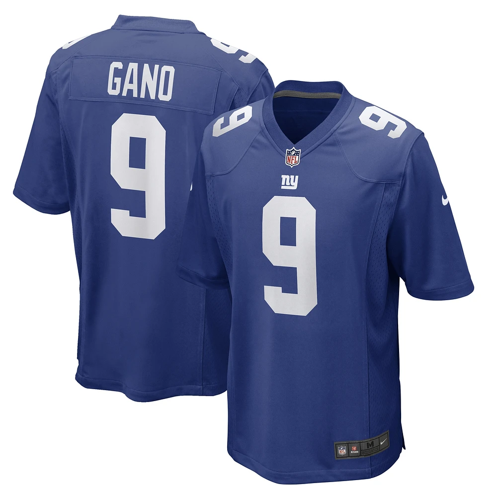 Maillot de joueur jeu l'équipe Nike Graham Gano Royal New York Giants pour homme