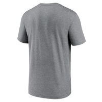 Men's Nike Heathered Gray New York Giants Icon Legend Performance T-Shirt