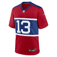 Maillot de match joueur alternatif des New York Giants Nike Jalin Hyatt Century rouge pour homme