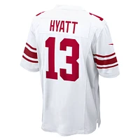 Maillot de match Nike Jalin Hyatt pour hommes, blanc, New York Giants