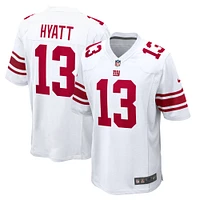 Maillot de match Nike Jalin Hyatt pour hommes, blanc, New York Giants