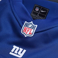 Men's Nike Jaxson Dart Royal New York Giants 2025 NFL Draft First Round Pick  Game Jersey